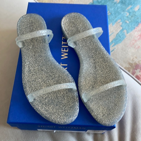 Stuart Weitzman jelly slide size 7! NEVER WORN - Picture 1 of 3